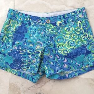 COPY - Lily Pulitzer blue/green/aqua short